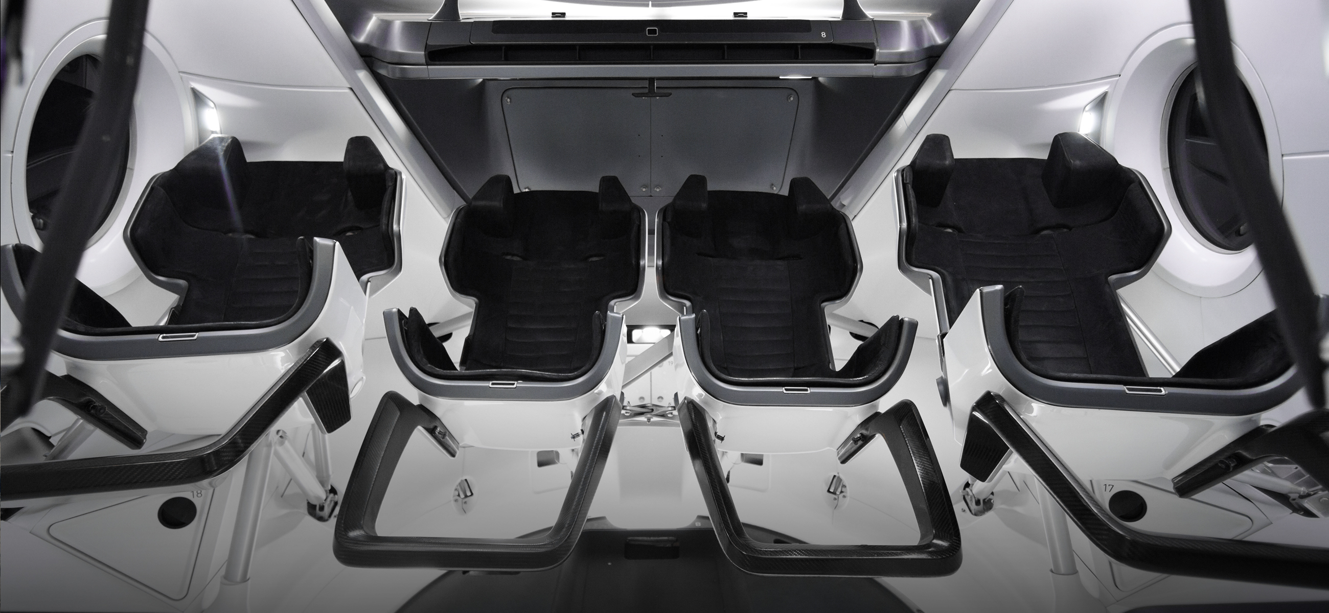 Crew Dragon interior